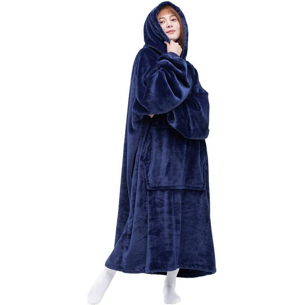 Giant Blanket Sweatshirt for Women and Men, Super Warm and Cozy Navy🤍